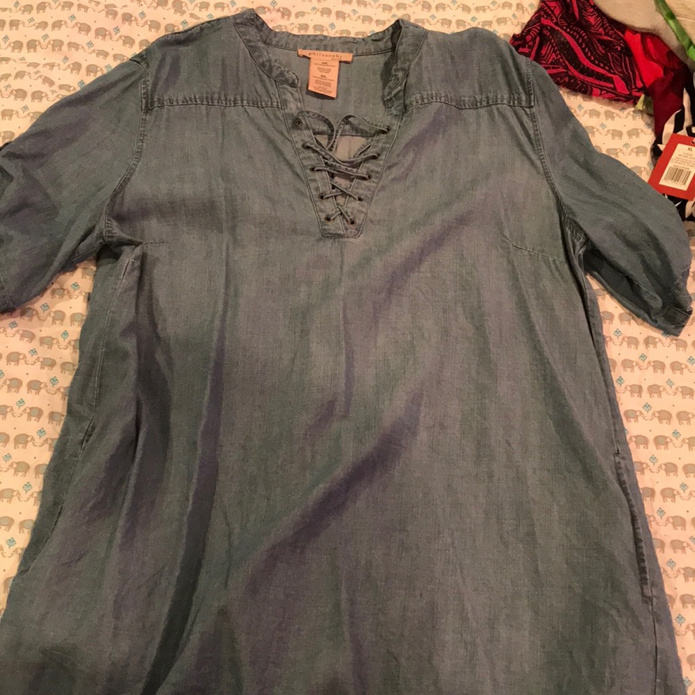 Denim dress
